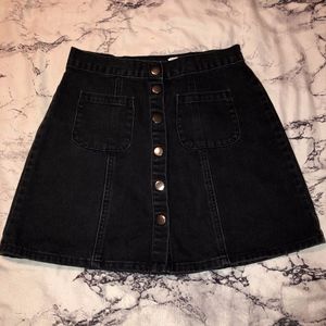 BDG Denim Button up Skirt